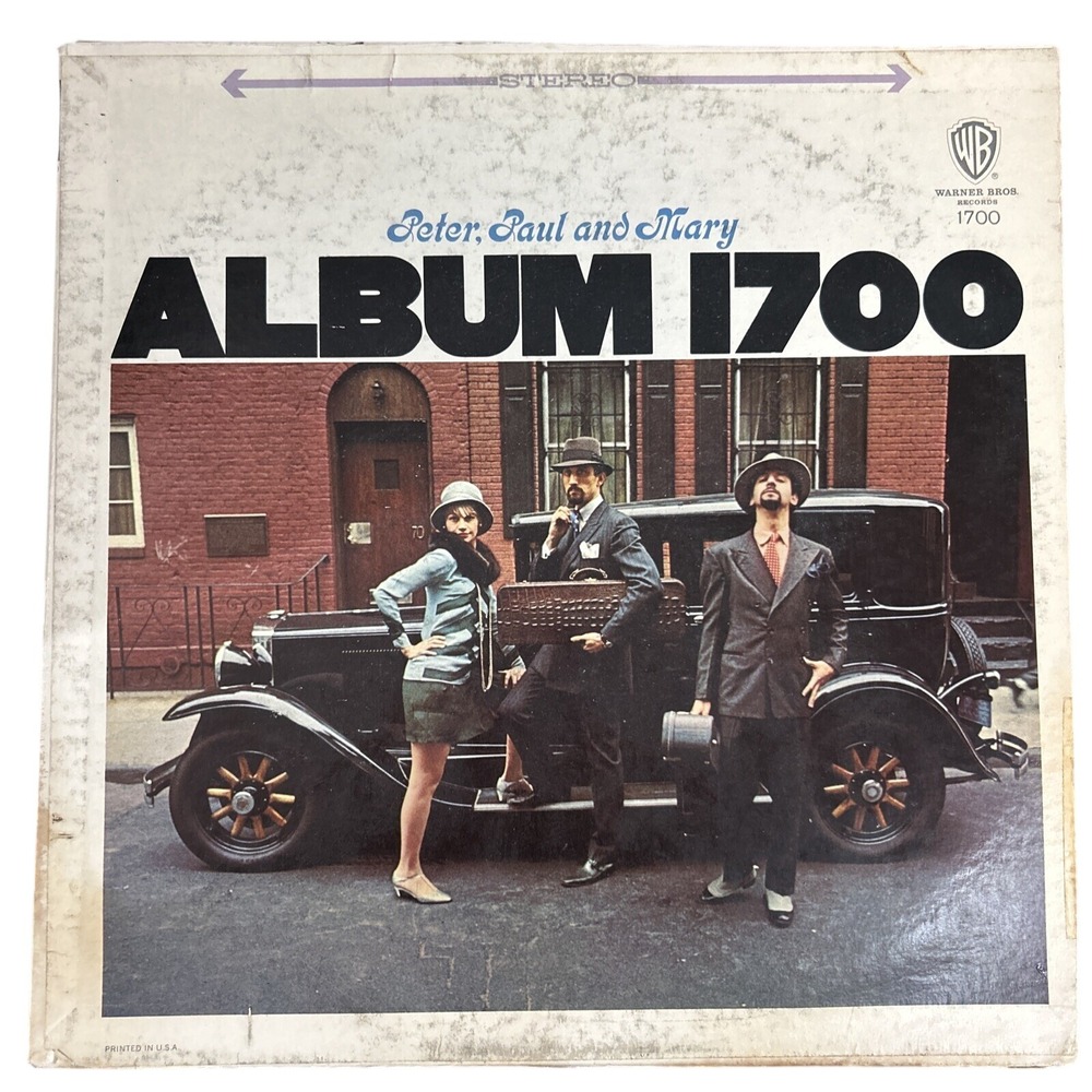 Peter Paul and Mary Album 1700 Vinyl LP 12" Black Stereo 1967 Folk 60s Vintage
